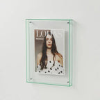 Clear Acrylic Wall-Mounted Picture Display Frame