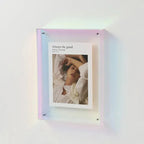 Clear Acrylic Wall-Mounted Picture Display Frame
