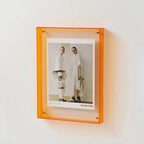 Clear Acrylic Wall-Mounted Picture Display Frame