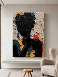 Abstract Minimalist Canvas Artwork – Custom Size and Framing Available
