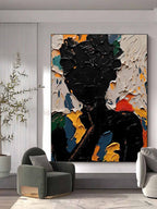 Abstract Minimalist Canvas Artwork – Custom Size and Framing Available
