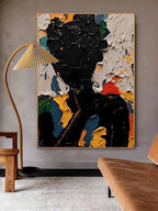 Abstract Minimalist Canvas Artwork – Custom Size and Framing Available