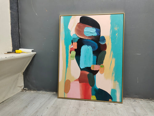 Abstract Minimalist Canvas Artwork – Custom Sizes and Framing Available
