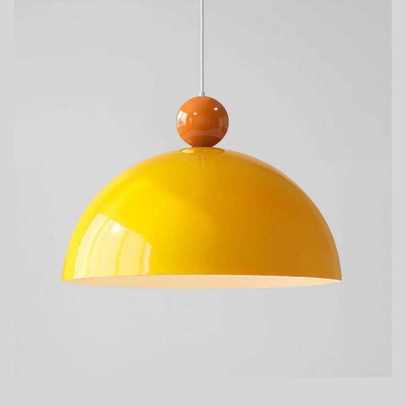 Adjustable Height Iron Pendant Light – Colorful Fixture for Modern Kitchens
