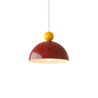 Adjustable Height Iron Pendant Light – Colorful Fixture for Modern Kitchens
