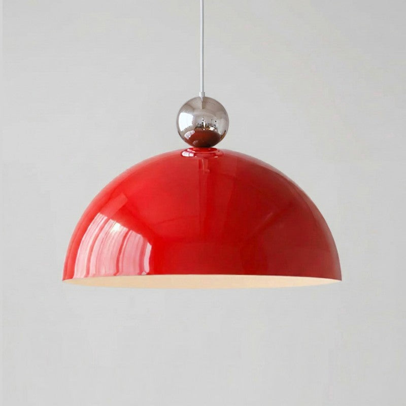 Adjustable Height Iron Pendant Light – Colorful Fixture for Modern Kitchens