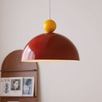 Adjustable Height Iron Pendant Light – Colorful Fixture for Modern Kitchens