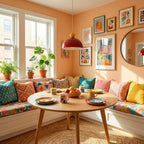 Adjustable Height Iron Pendant Light – Colorful Fixture for Modern Kitchens