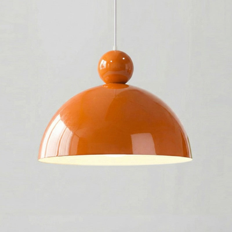 Adjustable Height Iron Pendant Light – Colorful Fixture for Modern Kitchens