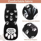Secure Grip Cotton Dog Socks for Safety and Comfort