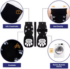 Secure Grip Cotton Dog Socks for Safety and Comfort