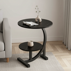 Mobile Mini Side Table with Two Tiers – Modern Compact Design