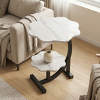 Mobile Mini Side Table with Two Tiers – Modern Compact Design