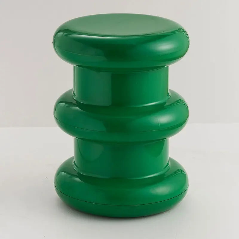 Multifunctional Plastic Stool and Side Table – Scandinavian Design for Living Room and Bedroom