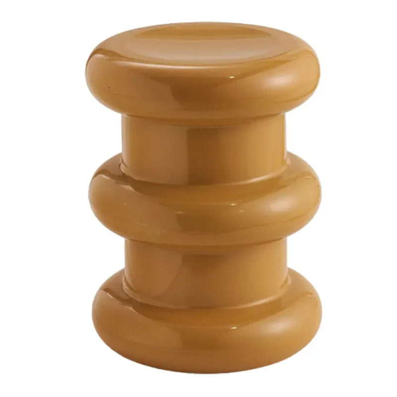 Multifunctional Plastic Stool and Side Table – Scandinavian Design for Living Room and Bedroom