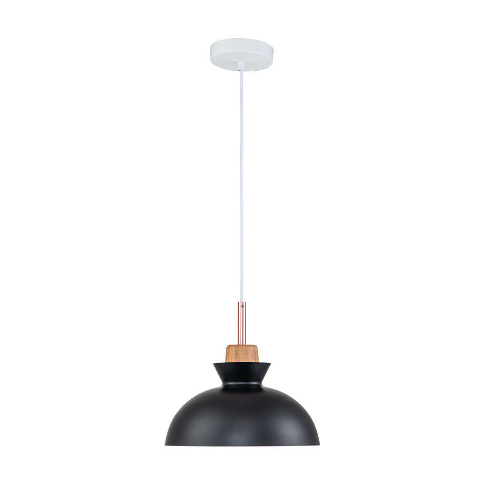 Scandinavian Style Metal Dome Pendant Light for Modern Spaces
