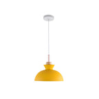 Scandinavian Style Metal Dome Pendant Light for Modern Spaces