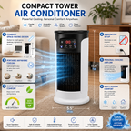Compact Energy-Saving Portable Air Conditioner for Cooling