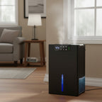 Compact Digital Dehumidifier for Home - Quiet Cooling Solution