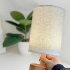 Rechargeable Cordless Table Lamp with Adjustable Brightness – Minimalist Scandinavian Style for Home