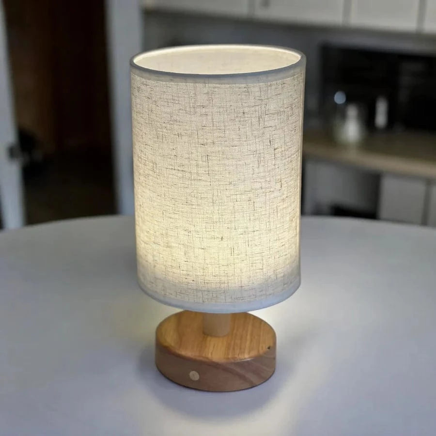 Rechargeable Cordless Table Lamp with Adjustable Brightness – Minimalist Scandinavian Style for Home