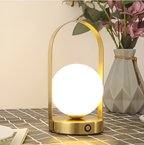 Battery-Powered Touch Control Table Lamp – Chic Cordless Design for Home Use