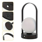 Battery-Powered Touch Control Table Lamp – Chic Cordless Design for Home Use