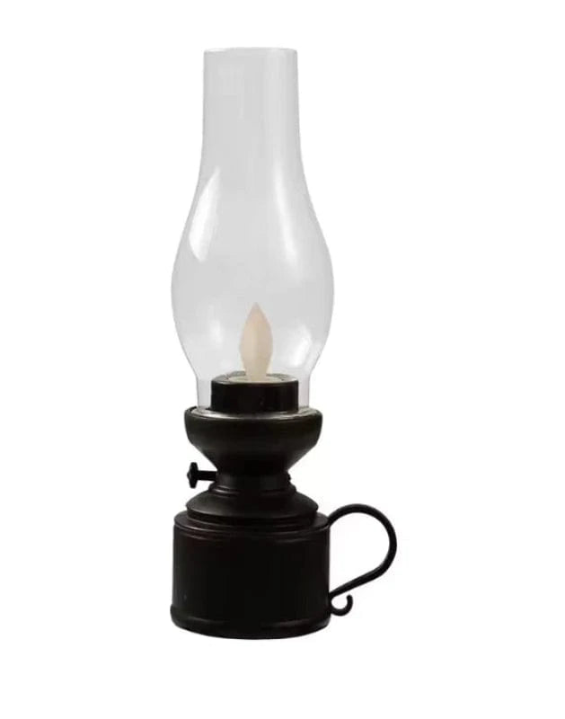 Portable Retro LED Oil Lamp – Warm Lighting for Elegant Home Decor