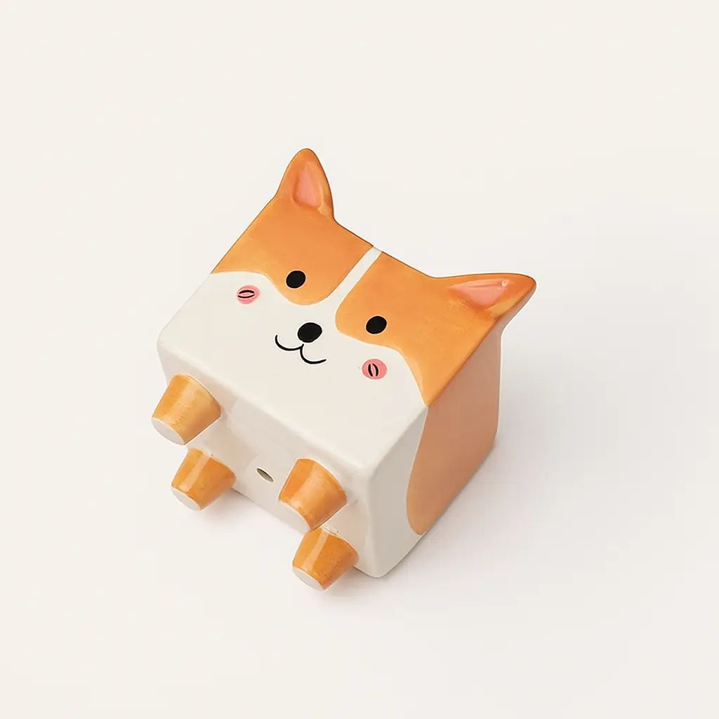 Whimsical Animal-Themed Ceramic Planter for Small Plants