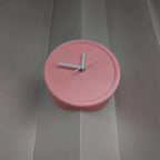 Chic Orange Corner Wall Clock for Modern Homes