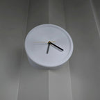 Chic Orange Corner Wall Clock for Modern Homes