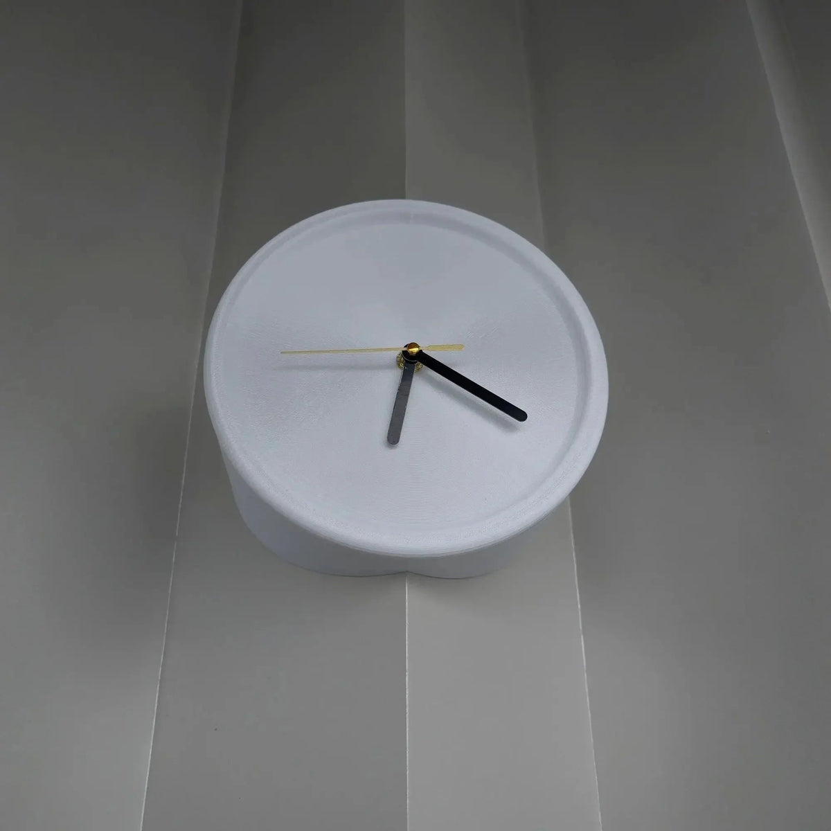 Chic Orange Corner Wall Clock for Modern Homes