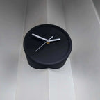 Chic Orange Corner Wall Clock for Modern Homes