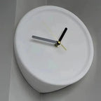 Chic Orange Corner Wall Clock for Modern Homes