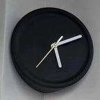 Chic Orange Corner Wall Clock for Modern Homes