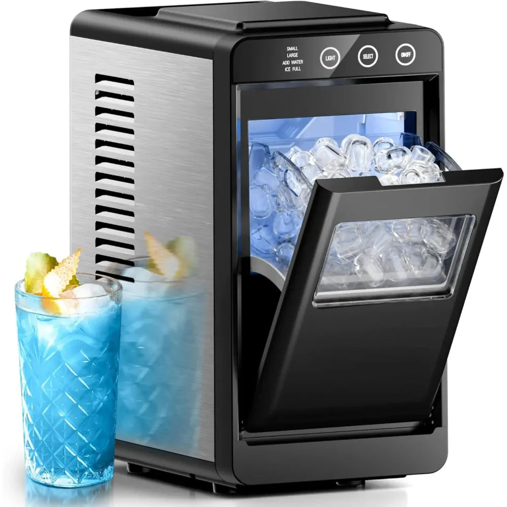 Compact Portable Ice Maker for Countertop Use