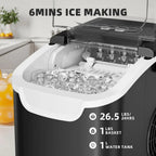 Compact Portable Ice Machine for Quick Ice Production