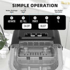 Compact Portable Ice Machine for Quick Ice Production
