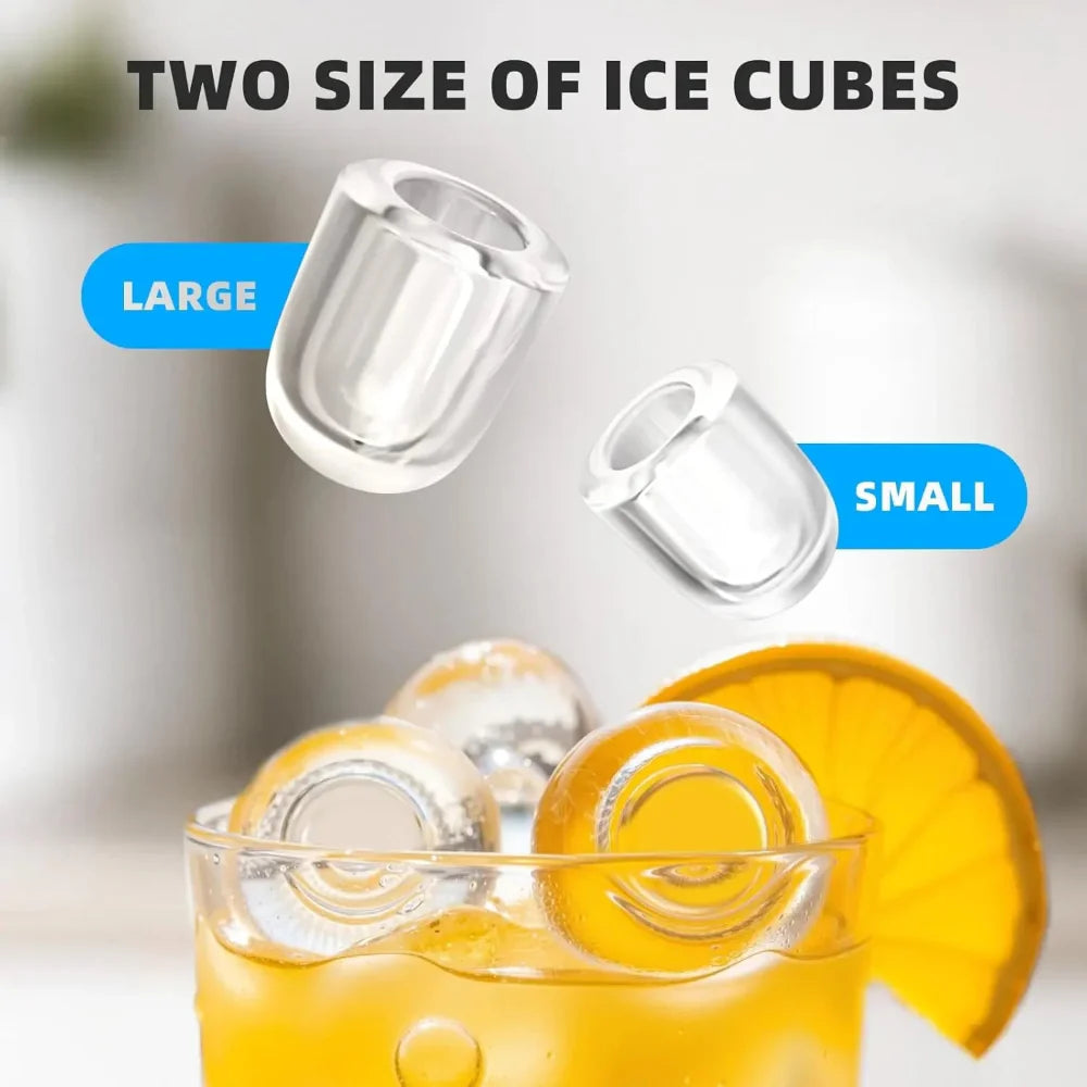 Compact Portable Ice Machine for Quick Ice Production