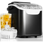 Portable Countertop Ice Maker for Compact Kitchen - Nugget Style