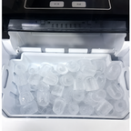 Compact Portable Ice Maker - Bullet Style with Black Exterior
