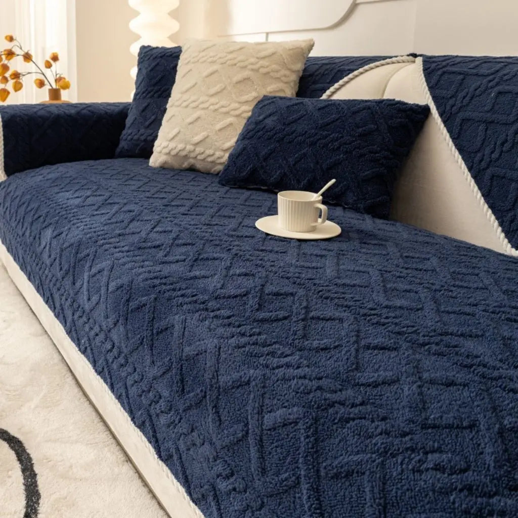 CozyGuard Geometric Non-Slip Sofa Slipcovers