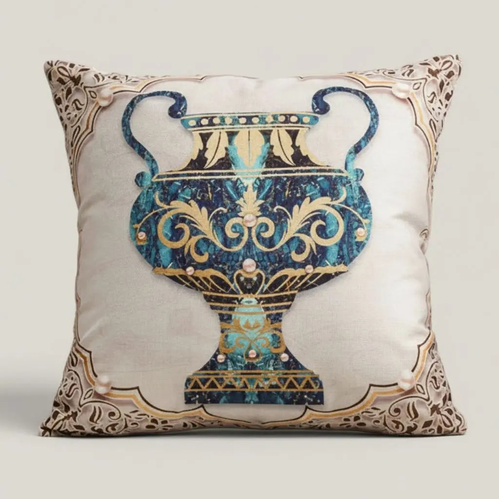Exotic Elephant Artistry Linen Pillow Covers