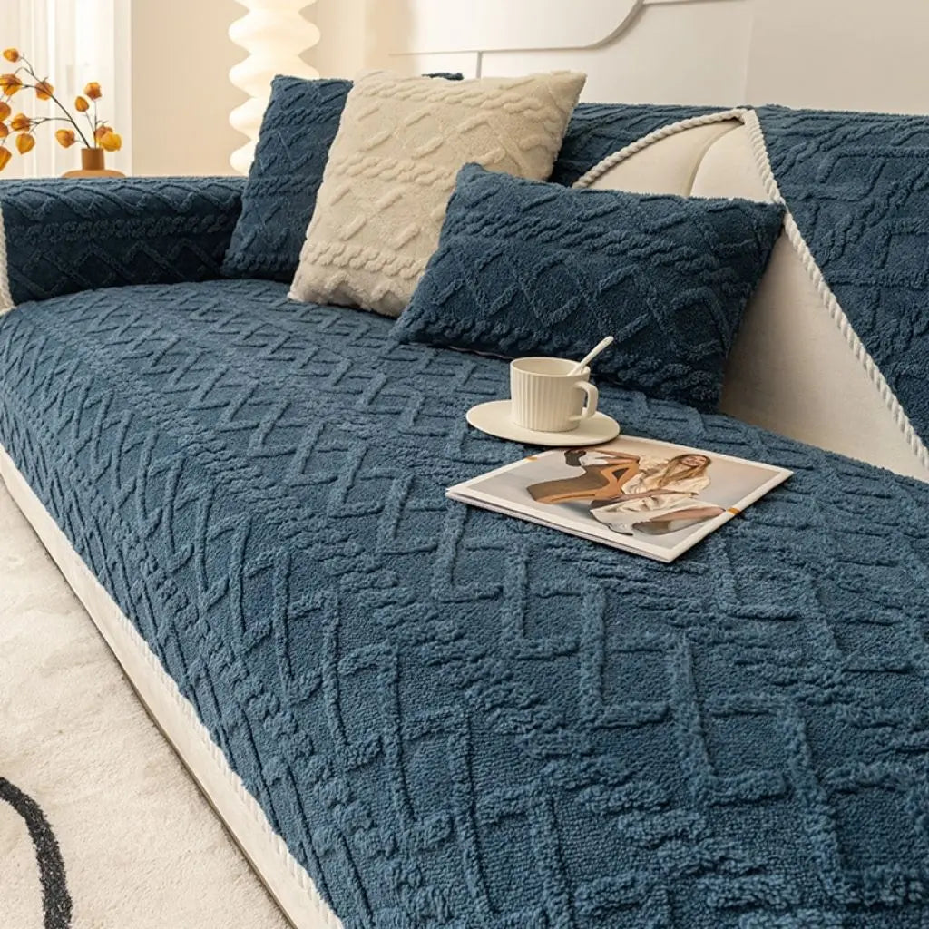 CozyGuard Geometric Non-Slip Sofa Slipcovers