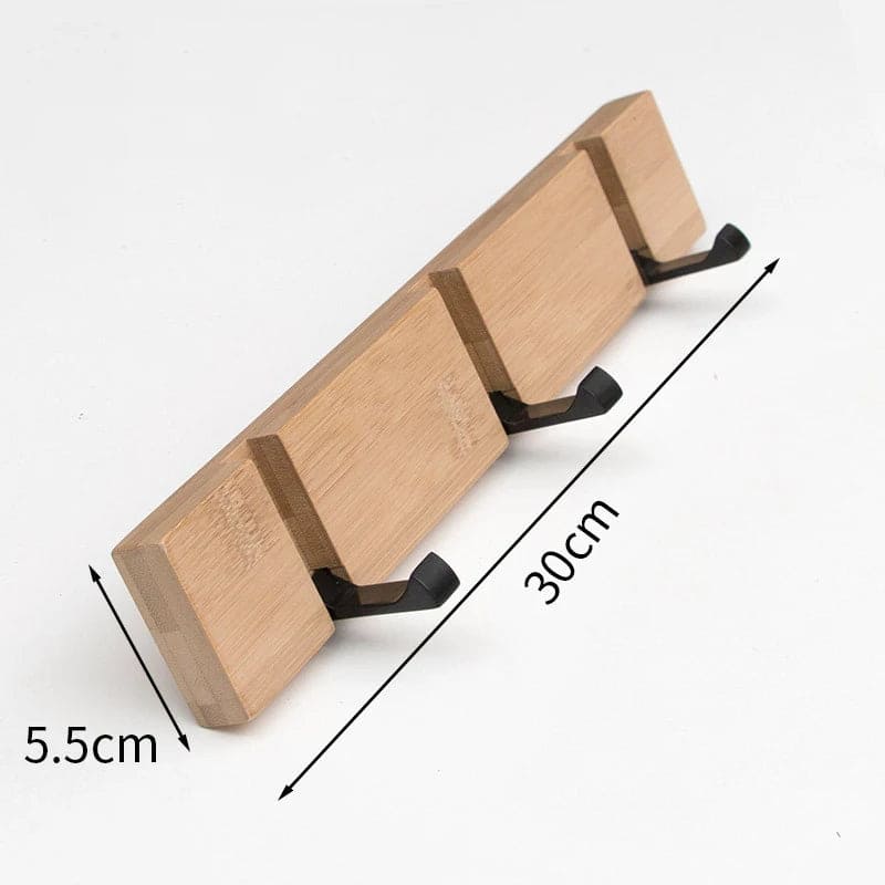 Stylish Bamboo Wall Storage Rack