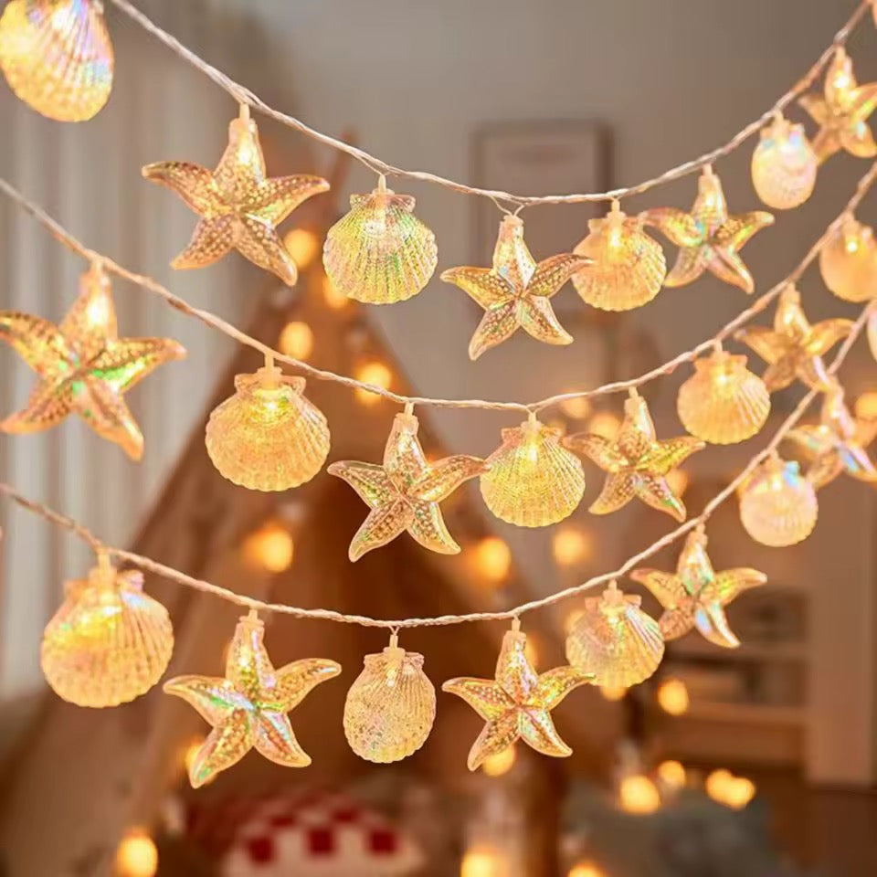 Seaside Serenity LED String Lights