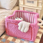 Charming Cotton Storage Basket for Everyday Use