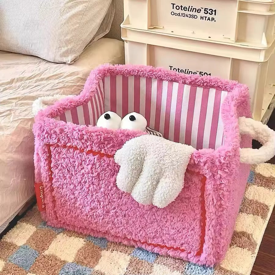 Charming Cotton Storage Basket for Everyday Use