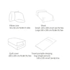 Comfort On-the-Go Disposable Bedding Set