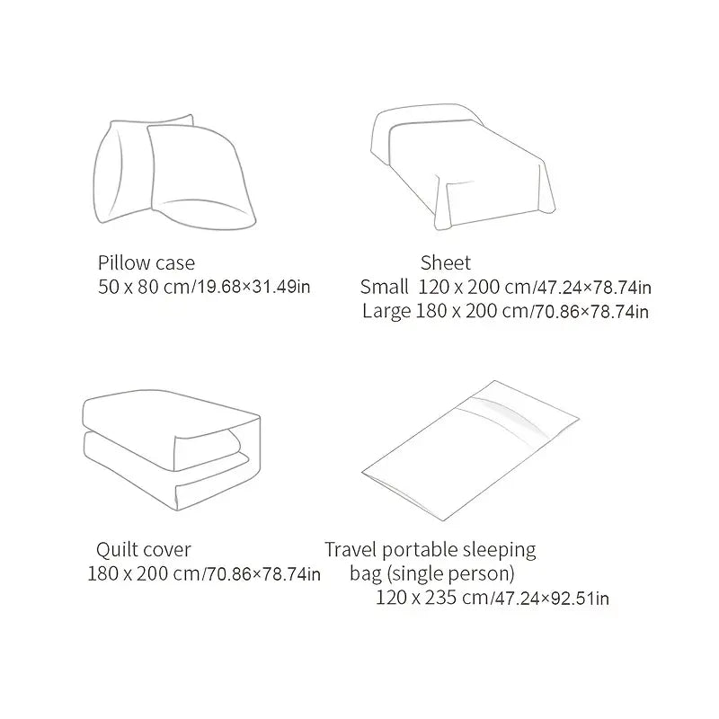 Comfort On-the-Go Disposable Bedding Set